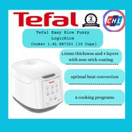 Tefal (New Arrivals) Easy Rice Fuzzy Logic Rice Cooker 1.8L (10 Cups) RK7321 - Tefal Warranty Malays
