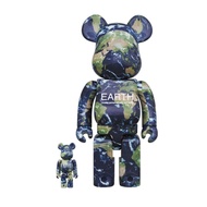 [🇸🇬Sale]  BE@RBRICK x NASA Earth 100%+400% set (Medicom Toy 25th Anniversary Exhibition Exclusive) bearbrick