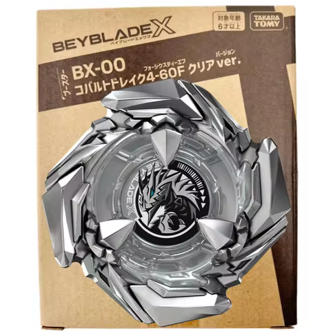 GENUINE TAKARA TOMY beyscollector TT BX-00 Cobalt Drake 4-60F Booster (Clear Ver.)