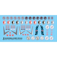 SINGAPORE RSAF F-5E TIGER II 1/72 DECAL