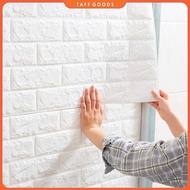 Tonchean Sticker Wallpaper Dinding 3D Embossed Brick Model 77x70cm - TC073