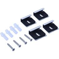 Wall Mirror Holder Clips Mirror Brackets with Screws Mirror Wall Clips for Wall Mounting Frameless Mirror Mirror Hanger Clips for Fixing Mirror Cabinet Door everybody
