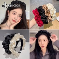 JOJO COCO Fashionable Classic French Wrinkle Fabric Hairband for Women