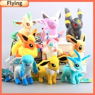 FLYING 20cm น่ารัก Umbreon Vaporeon Flareon ยืนนั่ง ของขวัญสำหรับเด็ก หุ่นจำลอง Eeveelution Leafeon 