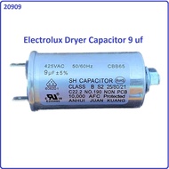 Electrolux EDV605HQWA / EDV705HQWA / EDV754H3WB Dryer capacitor 9 uf Original factory High Quality