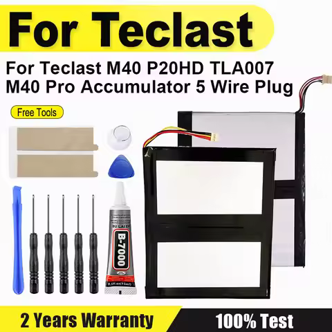 New 3.7V 8000mAh/9000mAh Laptop Notebook Tablet PC Battery For Teclast M40 P20HD TLA007/M40 Pro M40P
