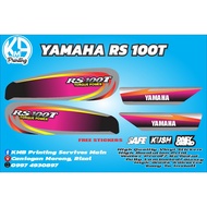 Yamaha RS100T Stock Sticker Decals