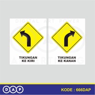 666 - SIGN STICKER RIGHTKiri - 40 X 50 CM - VYNIL - BEST