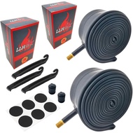 26 X 2.125 Bicycle Tube 26 X 2.125/1.95/1.75-2 Pack with W/Bike Tire Levers & Repair Patches. The LL