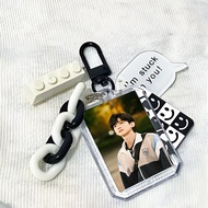 Taiwan Ready Stock _ Goods < Difficult To Coax > Bai Jingting diy Customized Acrylic Buckle Photo Fr