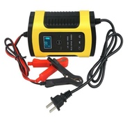 12V/5A,8A Car Battery Charger 3PIN Pulse Repair LCD Battery Charger Motorcycle Acid Charger Intellig