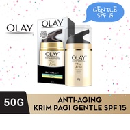 (OLAY Gentle SPF) Olay Total Effect 7in1 Anti Aging - Pelembab Day Cream 50gr (Skincare/Cream wajah 