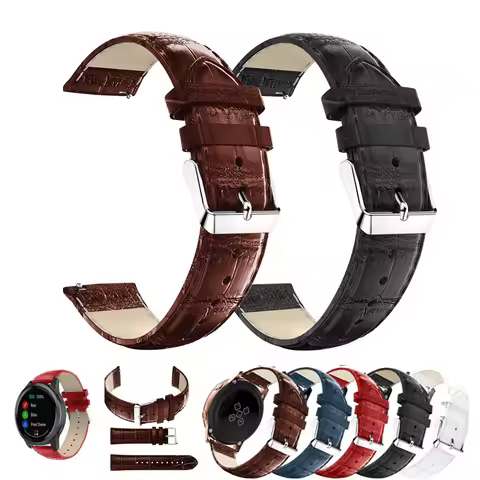 20mm Leather Strap For Omega X Swatch Joint MoonSwatch Breathable Sports Magnetic Wirstband Bracelet