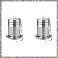 (PQAT) 2X Tea Infusers for Loose Tea Stainless Steel Tea Strainer Extra Fine Mesh Tea Diffuser for B