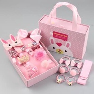 【READY STOCK】YY120 儿童韩版头饰18件套 Children's Hair Accessories 18 Piece Set