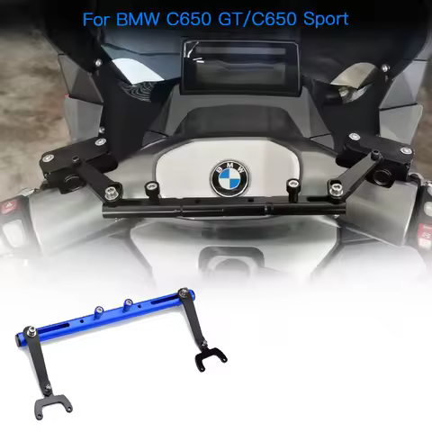 Motorcycle Handle bar Cross Bar Balance bar GPS Navigation Handlebar Bracket Extension Compatible wi