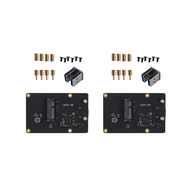 2X for Raspberry Pi 4 MSATA SSD Adapter X857,Raspberry Pi 4 Model B X857 V2.0 MSATA SSD Expansion Board USB3.0 Module