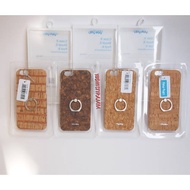 KAYU Lolypoly Case ip0ne 6+ Mica Wood plus Iring 156 ORIGINAL