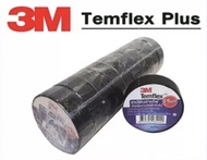 3M Temflex Plus Tape 3/4" X 10M, 10Rolls/Pack 3เอ็ม เทปพันสายไฟ ขนาด 3/4" X 10ม. บรรจุ 10ม้วน/แพ็ค