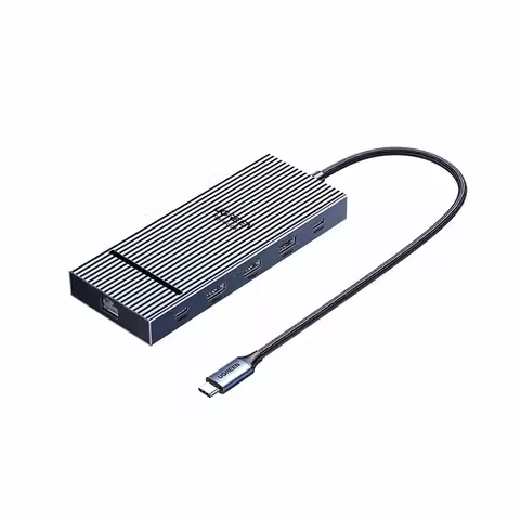 UGREEN Type-C 10-in-1 interface multi-functional docking station CM886 DP 4K 60Hz multi-USB/Type-C 2