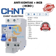 Anti Contact RCBO+MCB CHINT 1P+N 30MA 6A/10A/16A/20A/25A/32A ORIGINAL