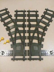 LEGO 散件 parts 53407 53404 RC train switch point city town 城市系列 軌道岔 7939 60052 60036 60198 7895 7898 