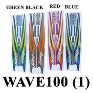 HONDA WAVE100 W100 WAVE 100 BODY COVER SET 1 STRIPE (1) BODY COVERSET STICKER