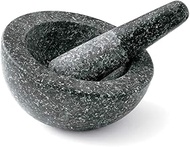 Kota Japan Granite Mortar &amp; Pestle Stone Molcajete Grinder Set for Mixing Spices, Pastes, Pesto and Guacamole | Ergonomic Design | Must-Have Cooking &amp; Grinding Bowl for Every Kitchen!
