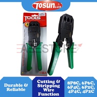Tosunlux TH-200 8P8C 6P6C 6P4C 6P2C 4P4C 4P2C | RJ-45 / RJ-12 /RJ-11 Plugs Modular Crimping Tool / A