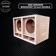 Box Speaker Miniscoop 10 inch Double
