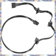 (ICTE) 6 PIN to 4x Sata Power Cable 6Pin to 4 SATA Cable 6PIN to SATA15Pin X4 Adapter Cable for Modu