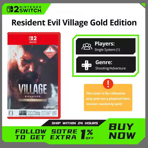 Nintendo Switch 2 Game Deals - Resident Evil Village Gold Edition - 100% Original Physical Game Card