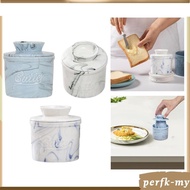 [PerfkMY] Ceramic Butter Container Butter Dish for Counter for Fresh Spreadable Crock for