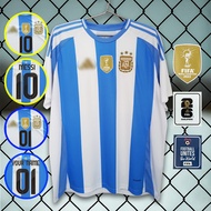 เสื้อฟุตบอลทีมชาติ อาเจนติน่า / ฟ้าขาว คัดบอลโลก2026 AA0109 เกรดแฟนบอล รับทำชื่อ-เบอร์ ไซส์ XS-4XL