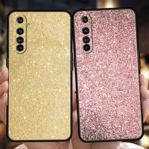 Pink Glitter Soft Silicone For Realme 8i 9i 9 Pro Plus GT2 Pro C3 6 7 8 Pro C21 C11 C25 Pro 5G Shock