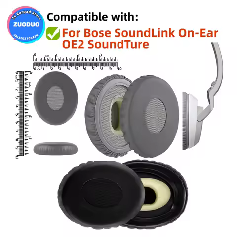 Replacement Earpads for Bose SoundLink On-Ear OE2 SoundTure Earmuffs Ultra-soft Sponge Cushion Cover