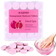 Tablet Spa Manikur 8oz - Bola Rendam Delima, Tablet Pelembap, Pelembut Kutikula untuk Rendaman Kaki 