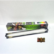 หลอดไฟพร้อมรางไฟ EPS หลอดไฟ T5 UVB 10.0 มี3 ขนาด 30CM. 60CM.และ90CM. Light Fixture T5 UVB10.0 8W/24W