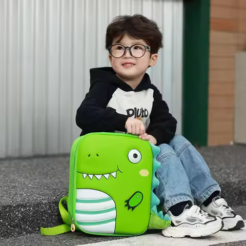 Student Backpack Girl 2023 New Cartoon Cute Boy Kindergarten Schoolbag 3-6 Year Old Children's Spine