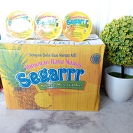 MINUMAN SEGARRR SARI NANAS 1 KARTON ISI 32 PCS - Minuman Khas Blitar/Minuman Sari Nanas/Minuman Sega