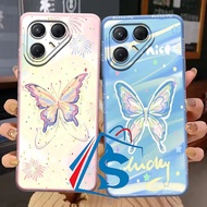 Softcase TECNO POVA 7 4G/5G/POVA 7 ULTRA 5G Latest 2025 butterfly motif - Cool motif case - Latest c
