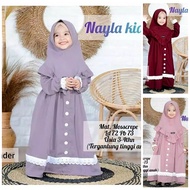 Gamis Anak Nayla / Dress / Gamis Anak 3-4 Tahun / Gamis Syar’i / Gamis Wanita / Gamis Anak Perempuan