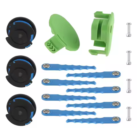 21pcs/1kit 29092 29252 String Trimmer Blade Replacement Spool Screw Nut Cap fit for Greenworks 24V 4