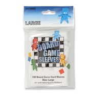 Board Game Sleeves: 59×92 mm Clear (LARGE)