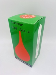SYRINGE BALL No.1 - No.8 มี 8 ขนาด ไซริงค์บอล ลูกยางแดงเอนกประสงค์ ดูดน้ำมูก จำนวน 1 ชิ้น