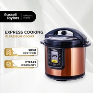 Russell Taylors 12L Electric Pressure Cooker PC-12 Non Stick Pot - Multi Cooker Rice Cooker