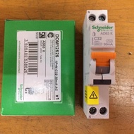 Elcb Rcbo Slim Domae Schneider 1P 32A Genuine