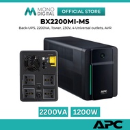 APC Back-UPS BX2200MI-MS 2200VA | UPS Battery Backup AVR Bateri PC Gaming Router Universal Socket