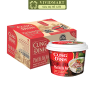 [THÙNG 12 TÔ] - AFOTECH - Phở tô Cung Đình 2 vị: Bò Gà Phở Hà Nội Cung Đình tô Phở tô ăn liền Cung Đ