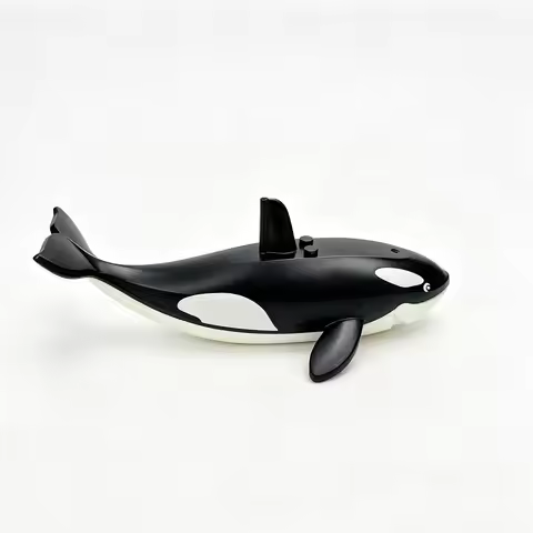 Aquarium Killer Whale Lantern Fish/Shark/Devil Fish/Whale MOC Building Blocks Zoo Pet Bricks Toys Co